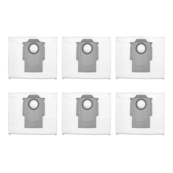 Roborock Q8 Max+ / Q7 Max+ / S7 MaxV Ultra / S7 Pro Ultra / S8 Pro Ultra / S7 Max Ultra kompatibilis 6 db porzsák, automata ürítőállomáshoz