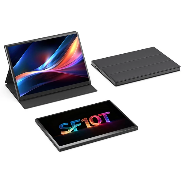 MINIX SF10T 10,5" hordozható érintőmonitor, 1920x1280 IPS, HDR, Free-Sync, 2x USB-C, Mini HDMI, beépített hangszórók