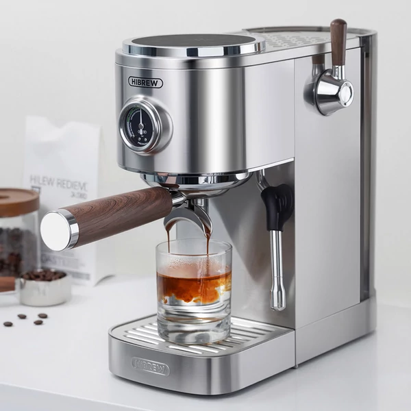 HiBREW H13 félautomata eszpresszógép + G5 kávédaráló (szett)