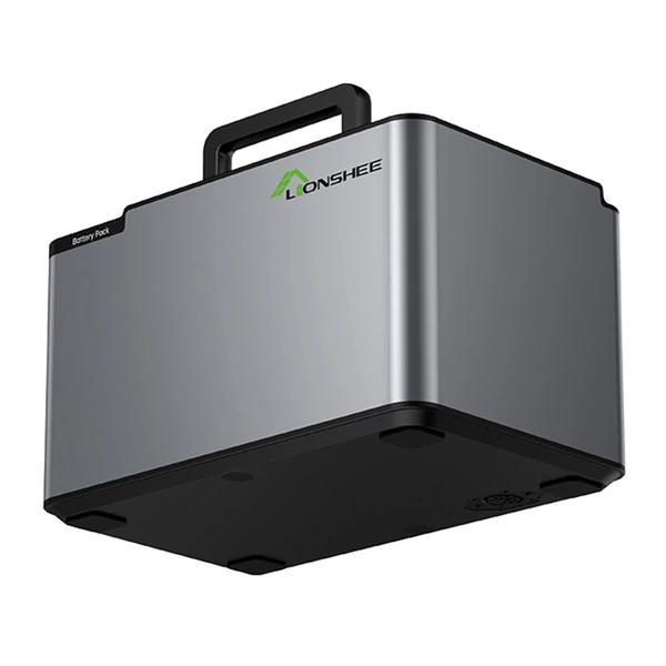 LIONSHEE LS-L1024 LiFePO₄ akkumulátor 1024Wh, IP65 vízálló, 6 egységig bővíthető, plug & play energiatároló erkélyes napelemekhez