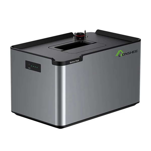 LIONSHEE LS-L1024 LiFePO₄ akkumulátor 1024Wh, IP65 vízálló, 6 egységig bővíthető, plug & play energiatároló erkélyes napelemekhez