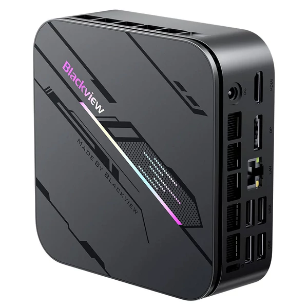 Blackview MP100 Pro Mini PC, Intel i9-12900HK, 16GB RAM, 1TB SSD, Triple 4K kijelző, WiFi 6, BT 5.2, Win 11 Pro