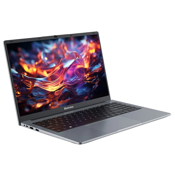 Blackview AceBook 6 laptop, 15,6" FHD IPS, Intel N150 (3.6GHz), 16GB RAM, 512GB SSD, USB 3.2, HDMI, Type-C, WiFi, BT - Szürke