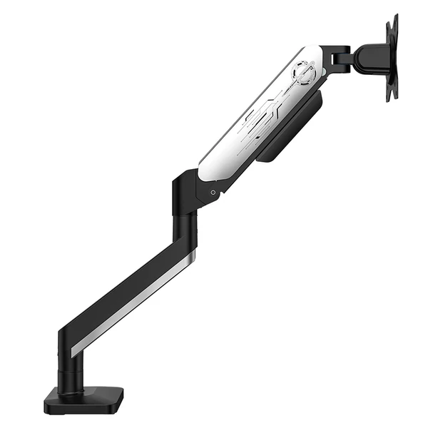 TITAN ARMY T300 Pro ergonomikus monitor kar, 17-38", +90°/-25° dönthető, ±90° forgatható, ±180° rotálható, gázrugós tartókonzol