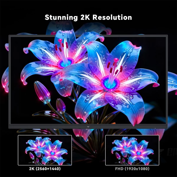 KTC H27T7P-2 Gamer Monitor: 27" QHD 2560x1440, 210Hz, Fast IPS, 1ms, HDR400, G-Sync & FreeSync, 2xDP, 2xHDMI, VESA