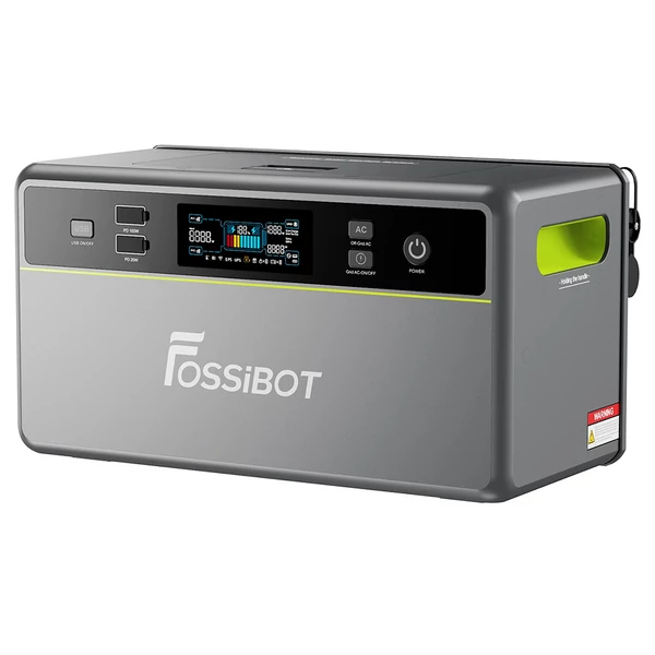 FOSSiBOT FBP1200 napelemes generátor szett + 2 bővítő akkumulátor