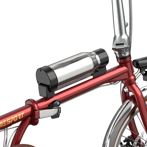 ONESPORT OT02 Pro összecsukható elektromos kerékpár, 250W, 36V 5.2Ah, 20", 25km/h, 25km hatótáv, Shimano 7 sebesség, tárcsafék - Piros