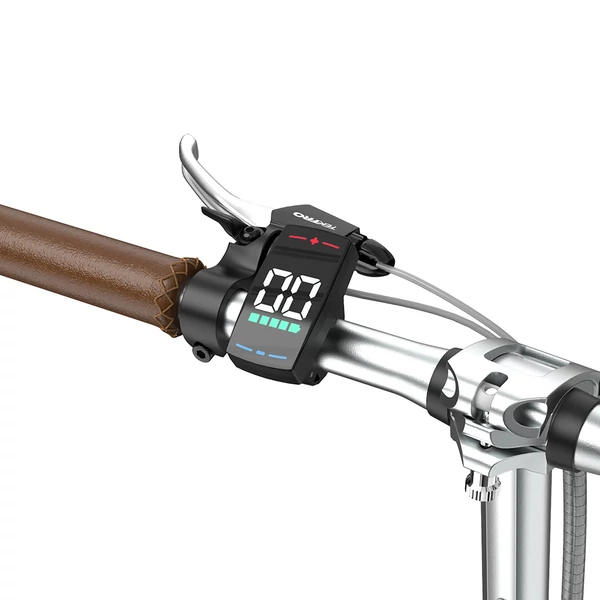 ONESPORT OT02 Pro összecsukható elektromos kerékpár, 250W, 36V 5.2Ah, 20", 25km/h, 25km hatótáv, Shimano 7 sebesség, tárcsafék - Piros