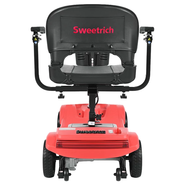Sweetrich S2 elektromos moped: 250W motor, 15km hatótáv, 6km/h sebesség - Piros