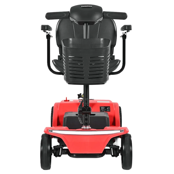 Sweetrich S2 elektromos moped: 250W motor, 15km hatótáv, 6km/h sebesség - Piros
