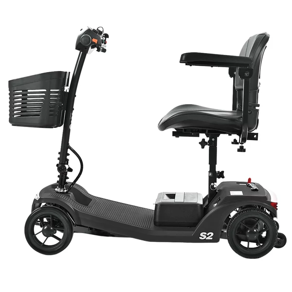 Sweetrich S2 elektromos moped: 250W motor, 15km hatótáv, 6km/h sebesség - Fekete