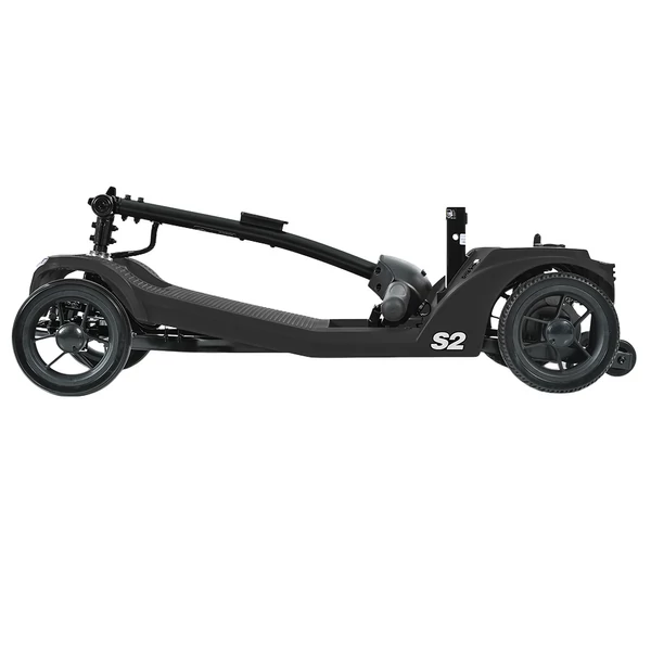 Sweetrich S2 elektromos moped: 250W motor, 15km hatótáv, 6km/h sebesség - Fekete