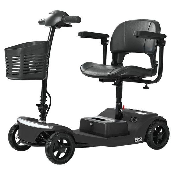 Sweetrich S2 elektromos moped: 250W motor, 15km hatótáv, 6km/h sebesség - Fekete