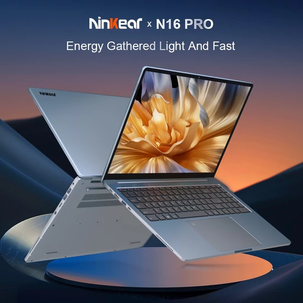 Ninkear N16 Pro laptop: 16" 2.5K 120Hz, Intel i7-12700H, 16GB RAM, 1TB SSD, WiFi 6, ujjlenyomat-olvasó, Windows 11