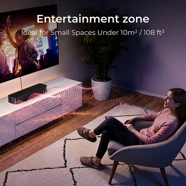 Ultimea Poseidon M20 2.1 Soundbar – 120W, Bluetooth 5.4, App vezérlés, EQ beállítások és 121 gyári profil
