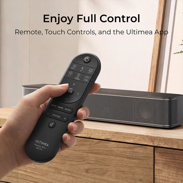 Ultimea Poseidon M20 2.1 Soundbar – 120W, Bluetooth 5.4, App vezérlés, EQ beállítások és 121 gyári profil
