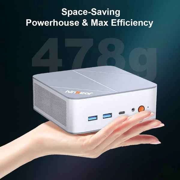 Ninkear L12 Pro Mini PC, Intel i9-12900HK, 16GB RAM, 1TB SSD, 8K DP, 4K HDMI, WiFi 6, Dual 2.5G LAN, Win 11 – Erőteljes asztali számítógép