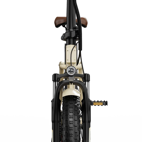 ONESPORT OT16 e-bike 20×3.0 gumikkal, 48V 17Ah akkuval, 25 km/h végsebességgel, 3 üzemmód, 7 fokozat – Fehér