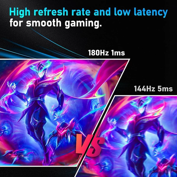 FYHXele 24" Gamer Monitor – Full HD IPS, 180Hz, 1ms, HDR10, Adaptive‑Sync, VESA