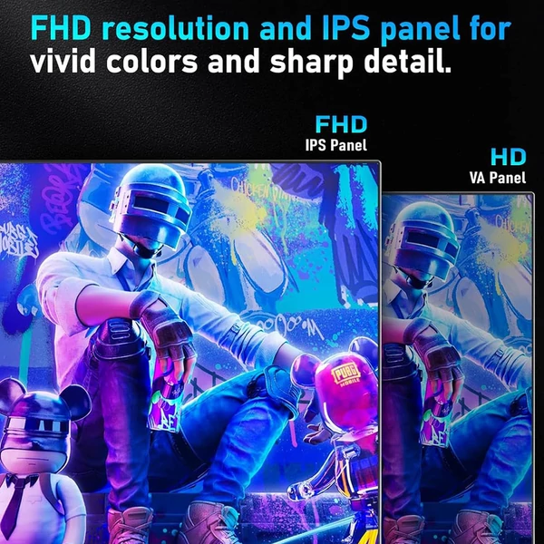 FYHXele 24" Gamer Monitor – Full HD IPS, 180Hz, 1ms, HDR10, Adaptive‑Sync, VESA