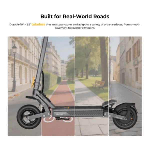 ANBERNIC Gosoul 2 elektromos roller, 800W motorral, 48V 13Ah akkumulátorral, tízhüvelykes kerekekkel, hetven kilométer hatótávval és NFC‑s feloldással