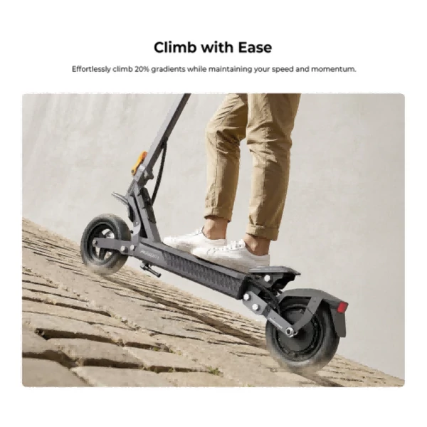 ANBERNIC Gosoul 2 elektromos roller, 800W motorral, 48V 13Ah akkumulátorral, tízhüvelykes kerekekkel, hetven kilométer hatótávval és NFC‑s feloldással