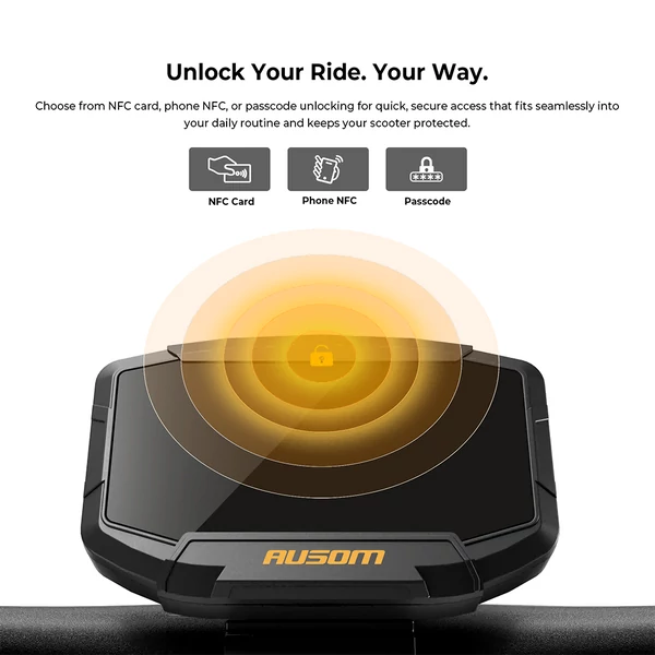 ANBERNIC Gosoul 2 elektromos roller, 800W motorral, 48V 13Ah akkumulátorral, tízhüvelykes kerekekkel, hetven kilométer hatótávval és NFC‑s feloldással