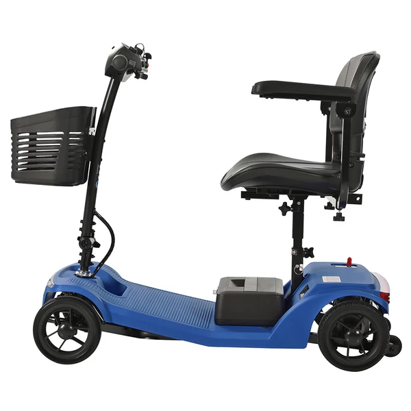 Sweetrich S2 elektromos moped, 250W motorral, 24V 12Ah akkumulátorral, 6 km/h sebességgel, 15 km hatótávval – Kék