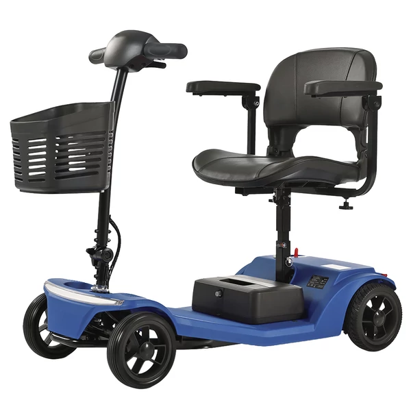 Sweetrich S2 elektromos moped, 250W motorral, 24V 12Ah akkumulátorral, 6 km/h sebességgel, 15 km hatótávval – Kék
