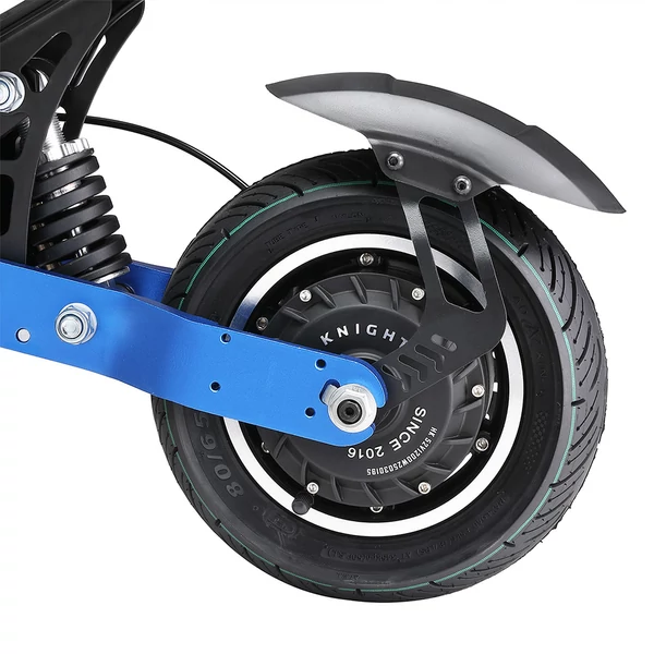 Halo Knight T108 elektromos roller – 10" kerék, dupla 1000W motor, 65 km/h, 52V 28.8Ah akku, 60 km hatótáv, 150 kg teherbírás, hidraulikus fék - Fekete