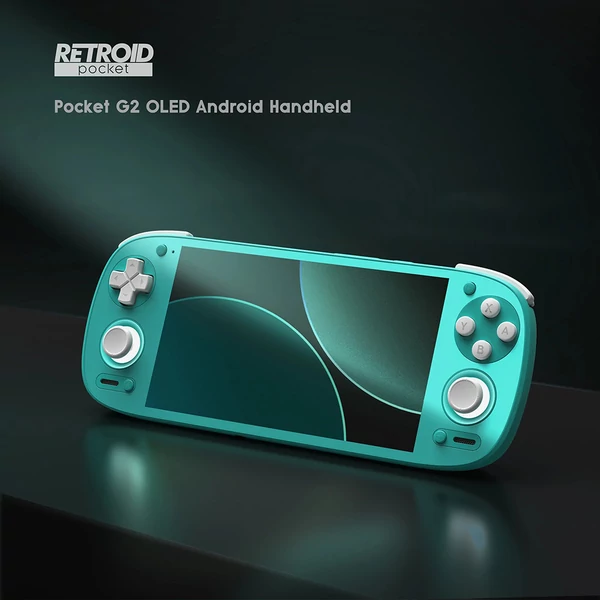 Retroid Pocket G2 hordozható játékkonzol – Android 15, 5.5" AMOLED, 8GB RAM, 128GB, WiFi 6, BT 5.4, 5000mAh – Fekete