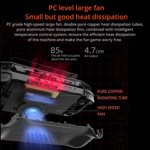 ONE Netbook ONEXPlayer Mini kézikonzol – 7" IPS érintőkijelző, Ryzen 7 5800U, 16GB RAM, 2TB SSD, WiFi 6, BT 5.0