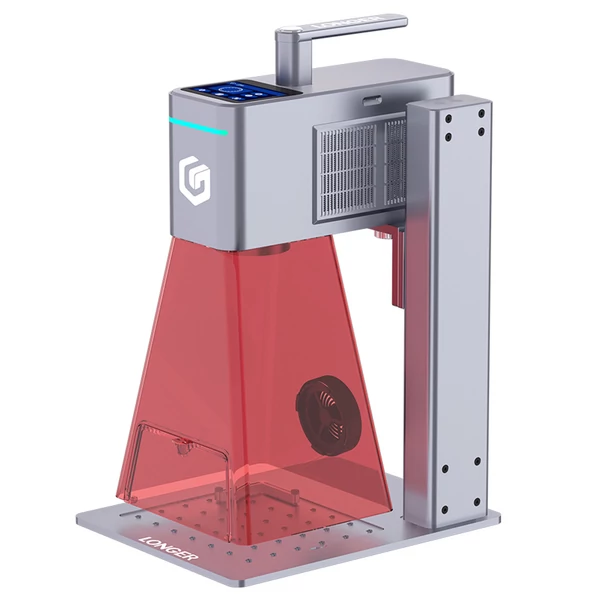 LONGER Nano Duo AI lézergravírozó – 20W kék + 2W IR lézer, 300×300 mm, 10000 mm/s, 16MP AI kamera, fa/fém/akril/bőr kompatibilis