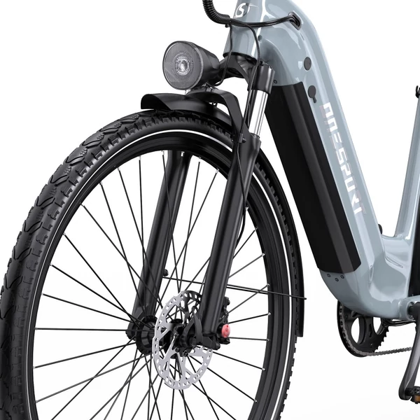 ONESPORT OT05 Pro elektromos kerékpár – 250W motor, 36V 22.5Ah akku, 140 km hatótáv, 25 km/h, hidraulikus fék, első teleszkóp, Shimano 7 sebesség – Szürke