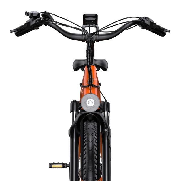 ONESPORT OT05 Pro elektromos kerékpár – 250W motor, 36V 22.5Ah akku, 140 km hatótáv, 25 km/h, hidraulikus fék, első teleszkóp, Shimano 7 sebesség – Narancs
