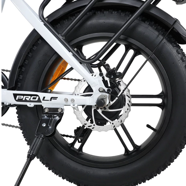 RATTAN LF Pro elektromos kerékpár, 750W motor, 48V 18Ah akku, 25 km/h, 40° emelkedő, 120 km hatótáv, IP65 vízálló – Fehér