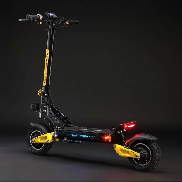 Halo Knight T102 Pro elektromos roller, 2×1200W motor, 52V 28.8Ah akku, 65 km/h, 58 km hatótáv, 10" kerék, hidraulikus fék, dupla rugózás