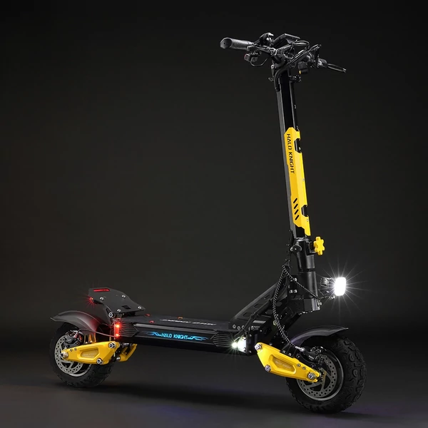 Halo Knight T102 Pro elektromos roller, 2×1200W motor, 52V 28.8Ah akku, 65 km/h, 58 km hatótáv, 10" kerék, hidraulikus fék, dupla rugózás