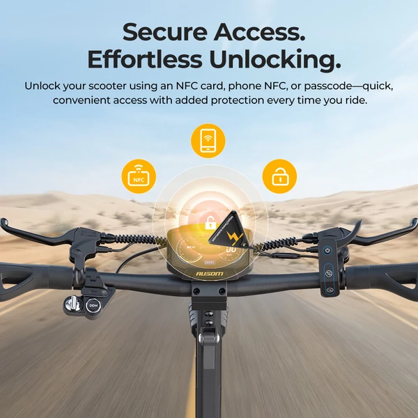 Ausom Gosoul 2 Pro elektromos roller, 2×1000W motorral, 48V 18Ah akkuval, 60 km/h végsebességgel és 90 km hatótávval