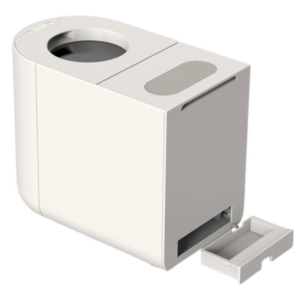 BEECO HQD‑450 okos konyhai komposztáló – AI vezérlés, aktívszén szűrés, automata tisztítás, 4,5L ételhulladék‑újrahasznosító - Tört fehér