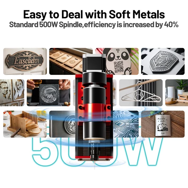 TWO TREES TTC450 Ultra CNC marógép porszívóval – nagy pontosságú fa- és fémmegmunkáláshoz