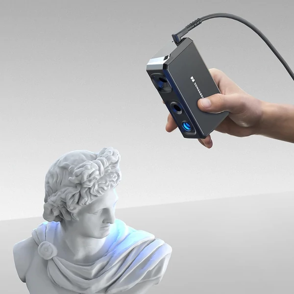 3DMakerpro Seal Lite 3D szkenner – NIR fény, 0,02 mm pontosság, 0,07 mm felbontás, rázkódásgátló lencsék, 10 fps, vizuális követés