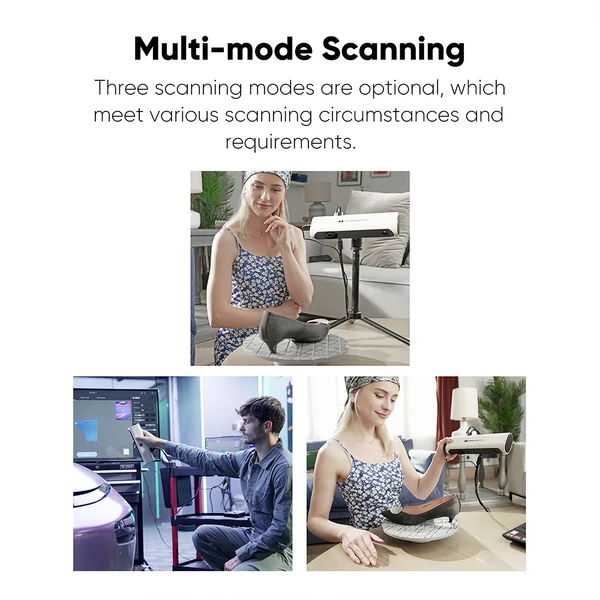 3DMakerpro Lynx 3D szkenner Standard Edition – 0.10mm pontosság, 0.30mm felbontás, 10fps, Class 1 fehér fény, vizuális követés, 250×400mm felvételi tartomány