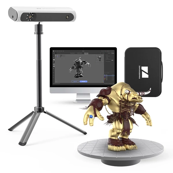 3DMakerpro Lynx 3D szkenner Luxury Edition – 0,10 mm pontosság, 0,30 mm felbontás, 10 fps, fehér fény, vizuális követés, 250×400 mm tartomány