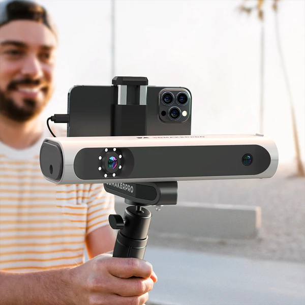 3DMakerpro Lynx 3D szkenner Luxury Edition – 0,10 mm pontosság, 0,30 mm felbontás, 10 fps, fehér fény, vizuális követés, 250×400 mm tartomány