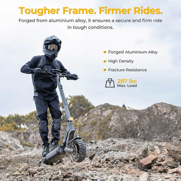 Ausom L2 Max elektromos roller – 1000W motor, 48V 20.8Ah akkumulátor, 50 km/h, 90 km hatótáv, 10" kerék, tárcsafék, lengőkaros felfüggesztés, NFC zár