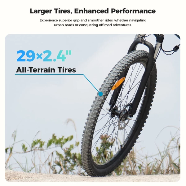 Foride Xtremer 3 elektromos kerékpár, 250W motor, 48V 12Ah akku, 29” gumi, 25 km/h, 120 km hatótáv, hidraulikus fék, rugóvilla, Shimano 7 sebesség