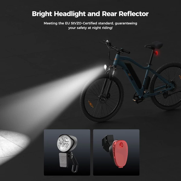 Foride Xtremer 3 elektromos kerékpár, 250W motor, 48V 12Ah akku, 29” gumi, 25 km/h, 120 km hatótáv, hidraulikus fék, rugóvilla, Shimano 7 sebesség