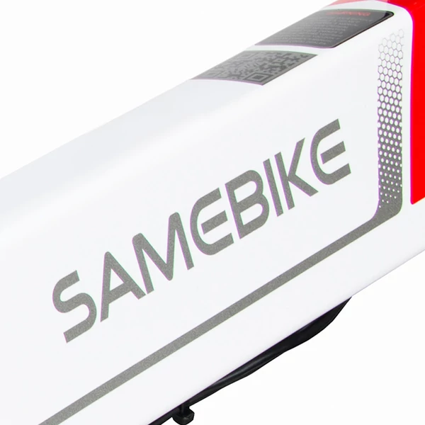 SAMEBIKE 20LVXD30-II összecsukható elektromos kerékpár, 20" kerék, 48V 350W motor, 10Ah akku, 30 km/h – Fehér