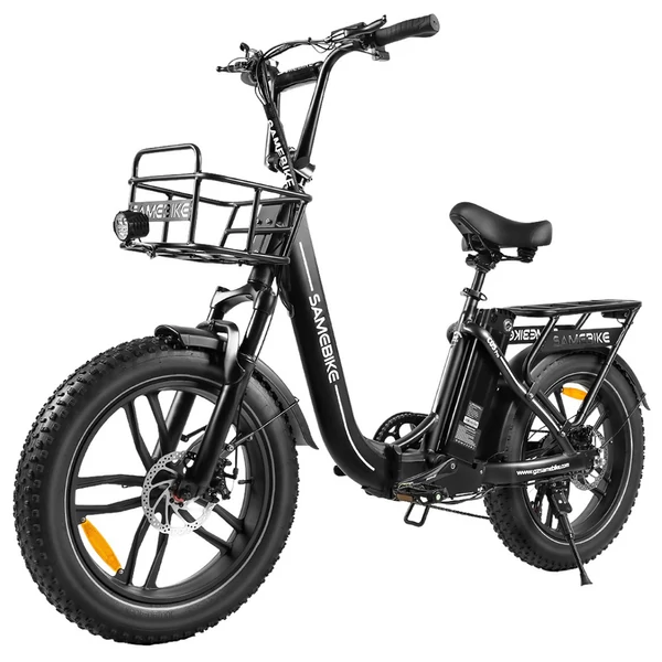 SAMEBIKE C05 Pro elektromos kerékpár, 500W motorral, 36V 13Ah akkumulátorral, 20×4” gumik, 35 km/h, 70 km hatótáv – Fekete